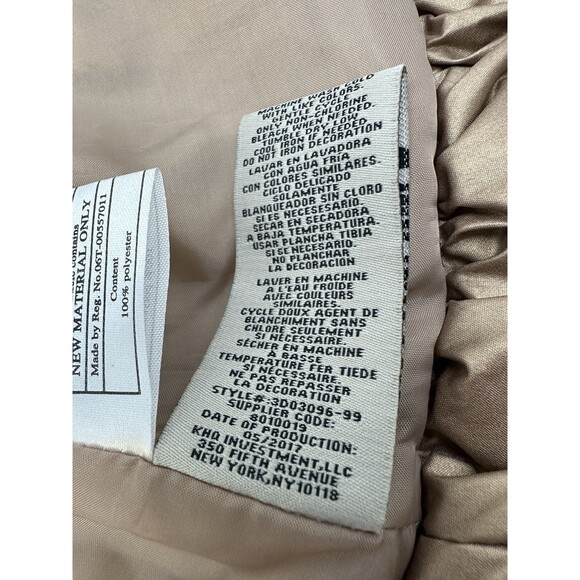 Calvin Klein Puffer Vest 18M Infant Toddler Metallic Gold Bronze Color - Picture 7 of 11